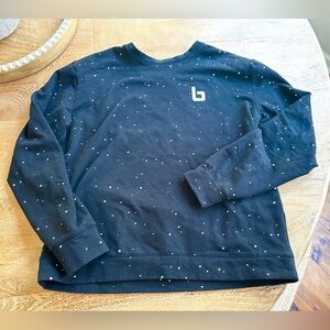 Burn Bootcamp Black & White Starry Night Sweatshirt